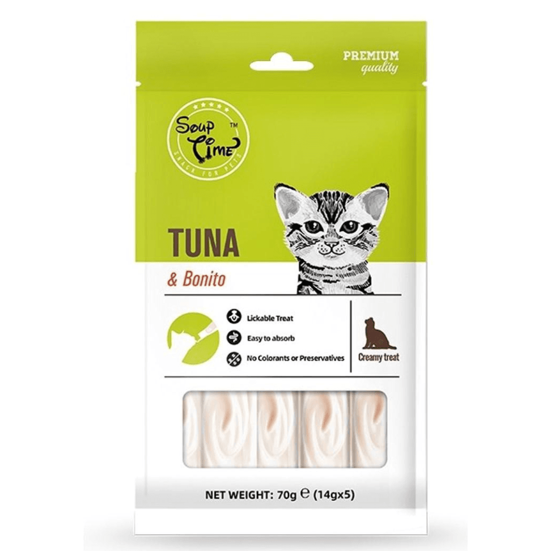 SOUP TIME CAT CREAMY TREATS T&C 70G